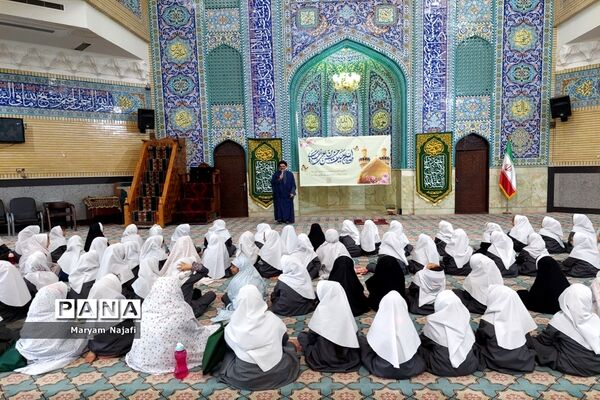 مراسم پیوند مدرسه و مسجد دبستان حاجیه خانم نوری ملارد