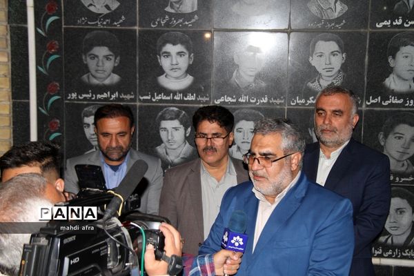 برگزاری چهلمین یادواره شهدای دانش‌آموز مدرسه پیروز بهبهان