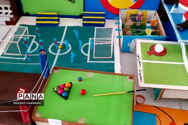 نمایشگاه دست‌سازه‌های ورزشی دانش‌آموز شهرستان پردیس