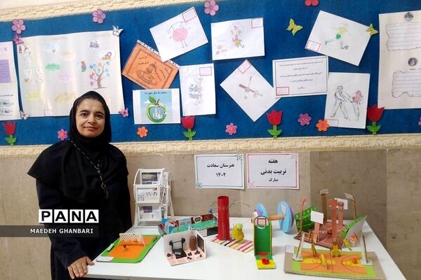 نمایشگاه دست‌سازه‌های ورزشی دانش‌آموز شهرستان پردیس