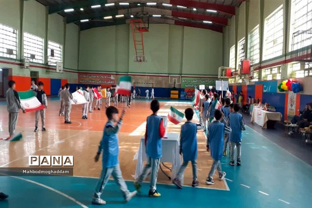 افتتاحیه المپیادورزشی درون مدرسه‌ای دبستان پسرانه علوی منطقه ۱۳