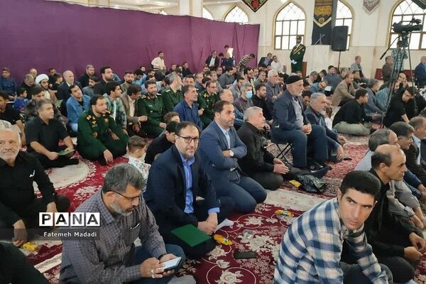 برگزاری مراسم یادبود اولین سالروز شهادت شهید مدافع امنیت در بهارستان دو