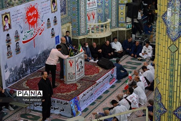 مردم ورامین در شصتمین سالگرد قیام ۱۵ خرداد حماسه‌ آفریدند