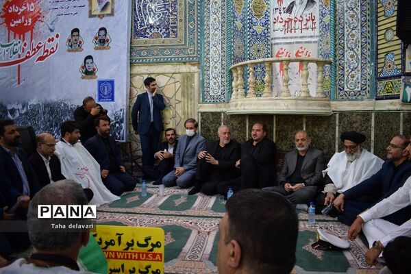 مردم ورامین در شصتمین سالگرد قیام ۱۵ خرداد حماسه‌ آفریدند
