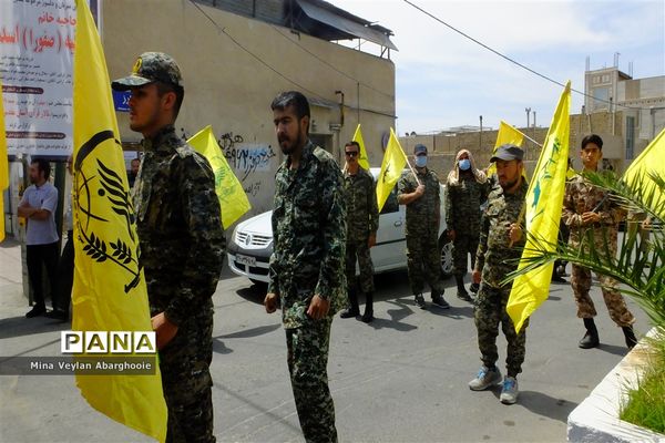 راهپیمایی شصتمین سالگرد قیام پانزده خرداد در شهرستان‌ پیشوا