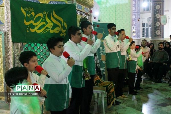 محفل شعر آیینی امام رضایی در امامزاده حضرتین