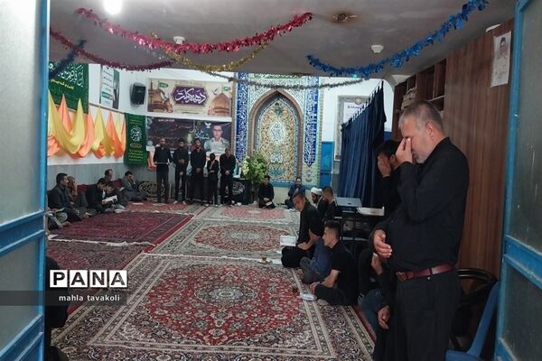 مراسم ختم و تجلیل شهید‌مرزبانی ناصر حیدری دژ در حسینیه حضرت ابوالفضل(ع)