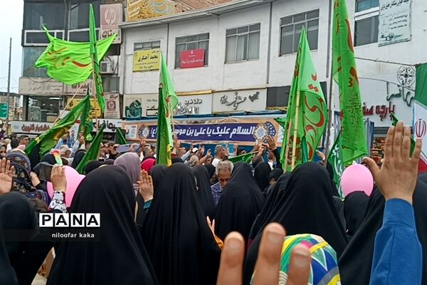 کاروان شادی به‌مناسبت ولادت امام رضا(ع) در قائمشهر