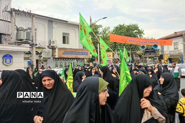 کاروان شادی به‌مناسبت ولادت امام رضا(ع) در قائمشهر