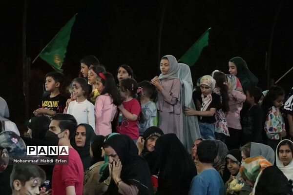 مراسم استقبال از خادمان حرم مطهر امام رضا(ع) در شهرستان آباده