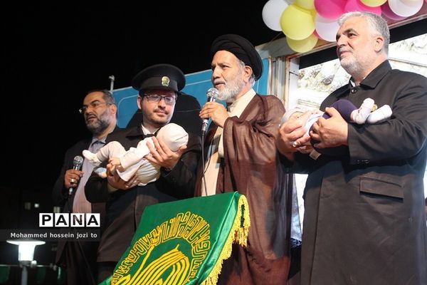 جشن بزرگ خانوادگی امام رضایی‌ها با حضور کاروان زیر سایه خورشید