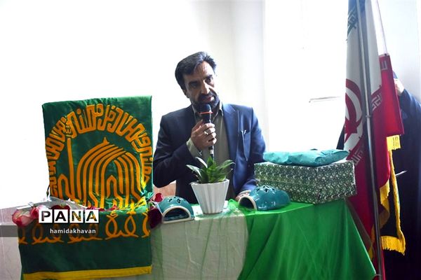 حضور خدام حرم رضوی درهنرستان کارو دانش الزهرای بهاباد