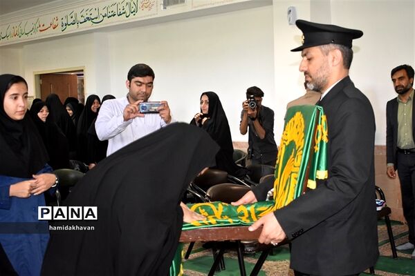 حضور خدام حرم رضوی درهنرستان کارو دانش الزهرای بهاباد