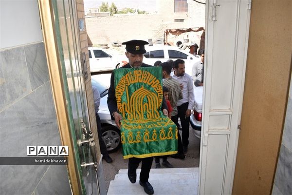 حضور خدام حرم رضوی درهنرستان کارو دانش الزهرای بهاباد