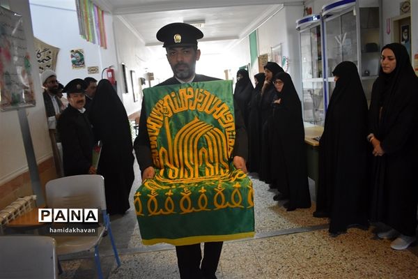 حضور خدام حرم رضوی درهنرستان کارو دانش الزهرای بهاباد