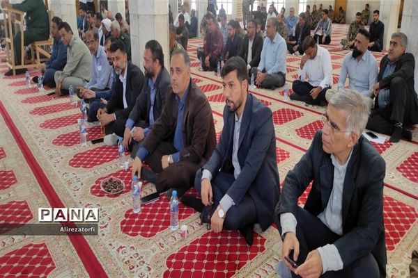 مراسم ارتحال حضرت امام خمینی (ره)در دشت آزادگان