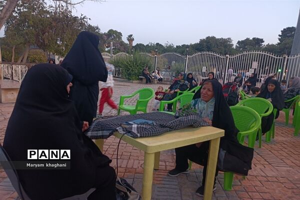 بر‌پایی موکب دختران مکتب روح‌الله در شیراز