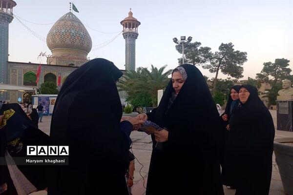 بر‌پایی موکب دختران مکتب روح‌الله در شیراز