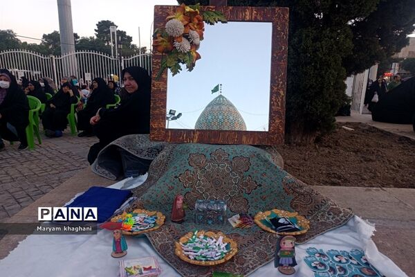 بر‌پایی موکب دختران مکتب روح‌الله در شیراز