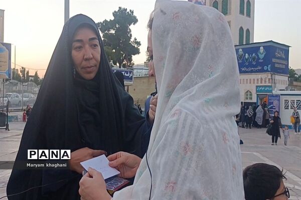 بر‌پایی موکب دختران مکتب روح‌الله در شیراز