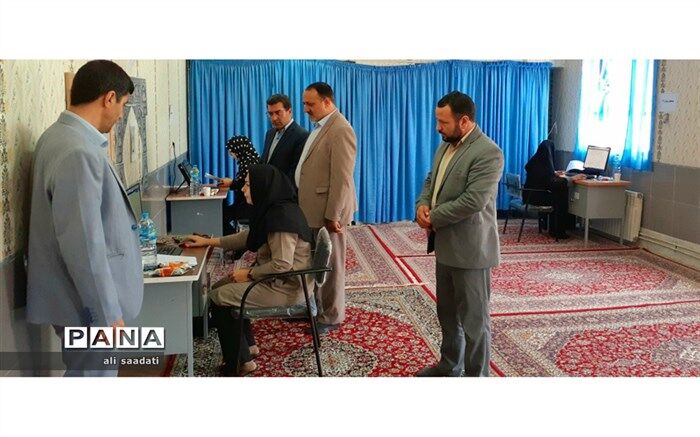 بازدید مدیر آموزش و پرورش کلات از حوزه تصحیح امتحانات نهایی