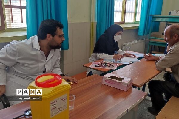 اردوی جهادی پزشکی،فرهنگی در روستای انجم آباد