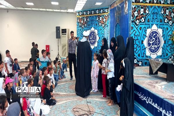 اردوی دانش‌آموزان شهر آوه در قم