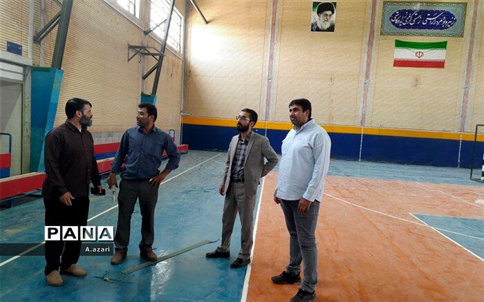 سالن ورزشی هفشجان آماده بهره‌برداری برای دانش‌آموزان است