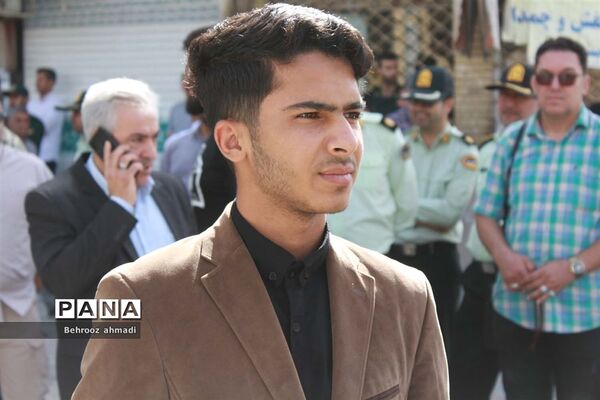 آیین تشییع شهید مدافع امنیت «سجاد امیری» در کرمانشاه