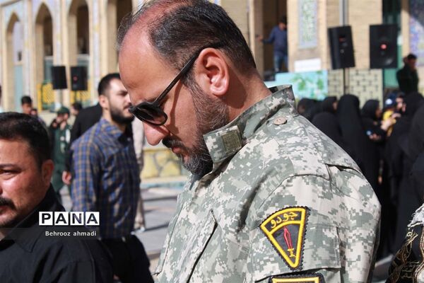 آیین تشییع شهید مدافع امنیت «سجاد امیری» در کرمانشاه