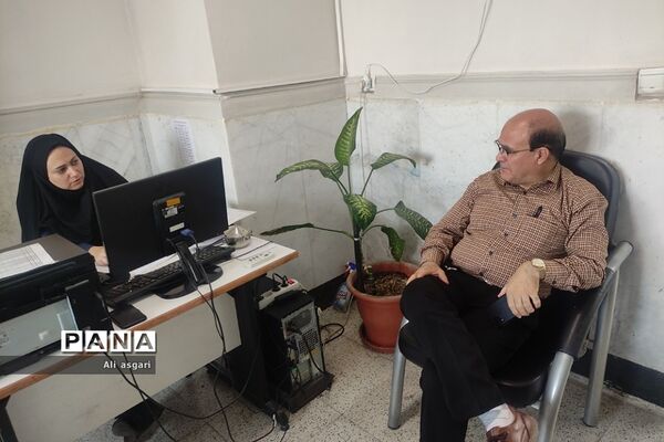 بازدید کارشناسان معاونت برنامه‌ریزی و مدیریت مدارس سازمان پرورش استعدادهای درخشان از دبیرستان دارالفنون شهریار