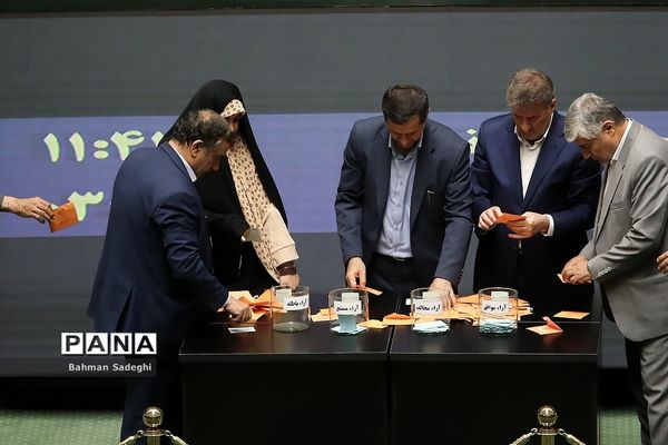 جلسه رای اعتماد وزیر صنعت، معدن و تجارت