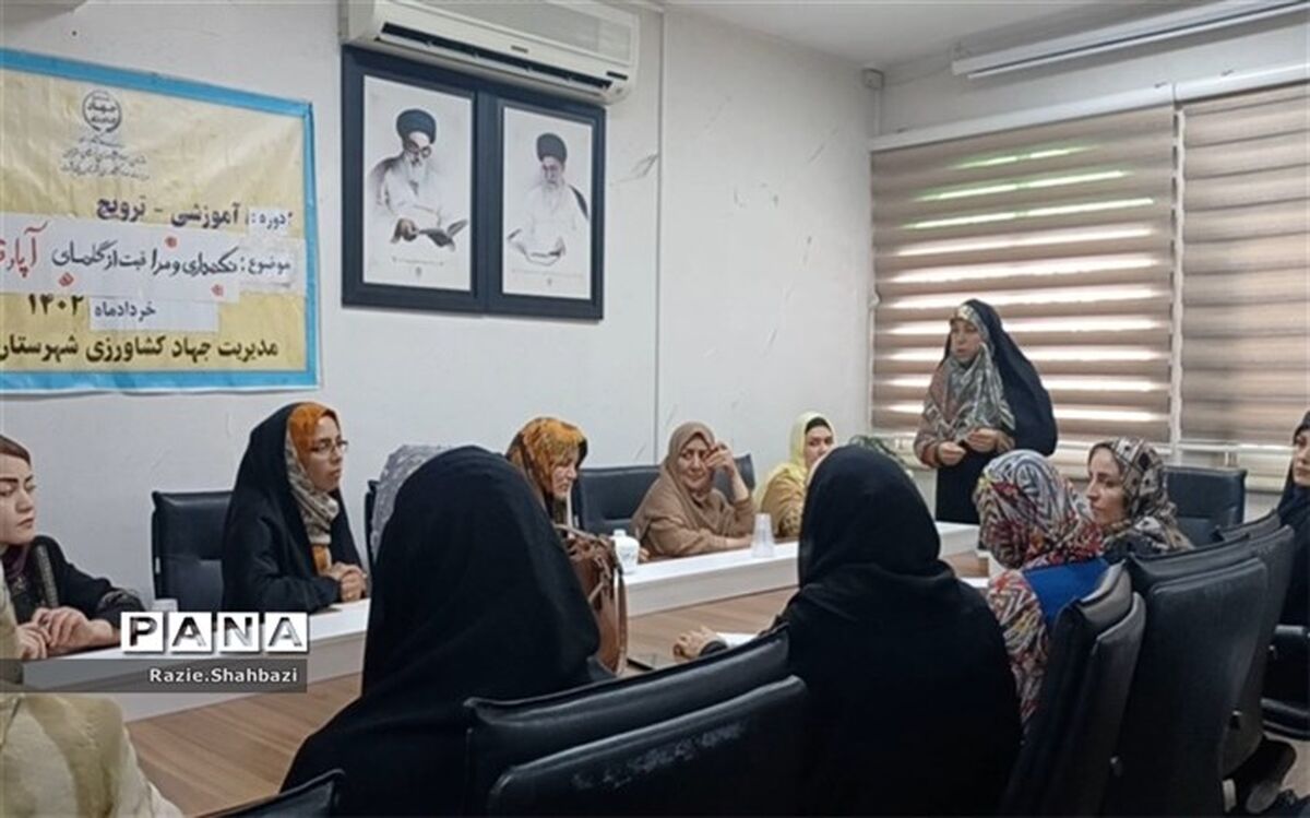 کارگاه‌ آموزشی نگهداری گیاهان آپارتمانی در پاکدشت/فیلم