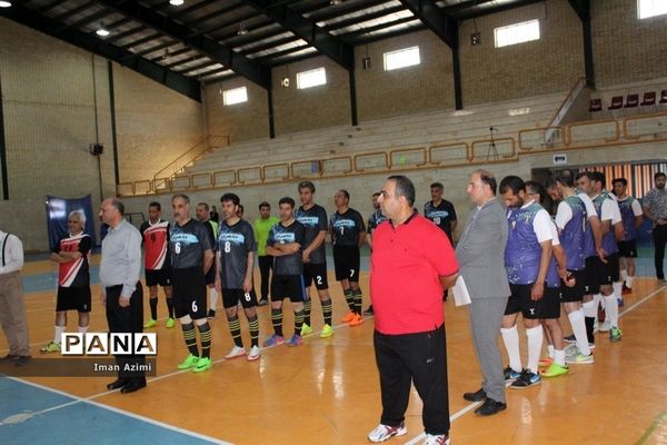 مراسم اختتامیه مسابقات فوتسال فرهنگیان استان مرکزی