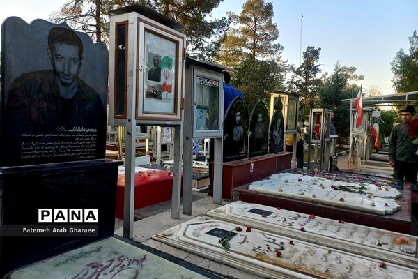 بهشت گردی دانش‌آموز خبرنگار پانا شهرستان‌پاکدشت