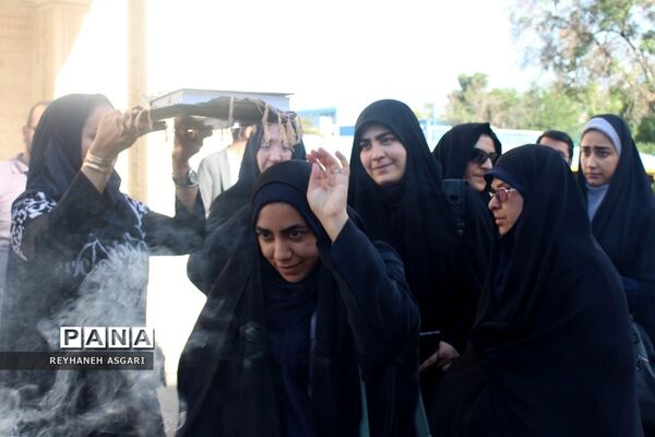 اعزام کاروان فرهنگیان شهرستان‌های تهران به مقصد مشهد مقدس جهت شرکت در رزمایش کشوری طرح «ولایت»
