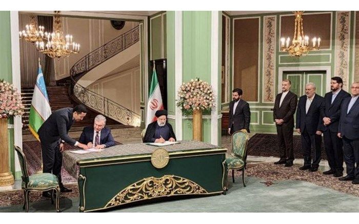 امضای یک بیانیه مشترک و 10 سند همکاری میان ایران و ازبکستان