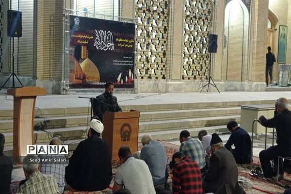 مراسم شهادت امام جواد(ع) در آرامگاه شهید‌مدرس کاشمر