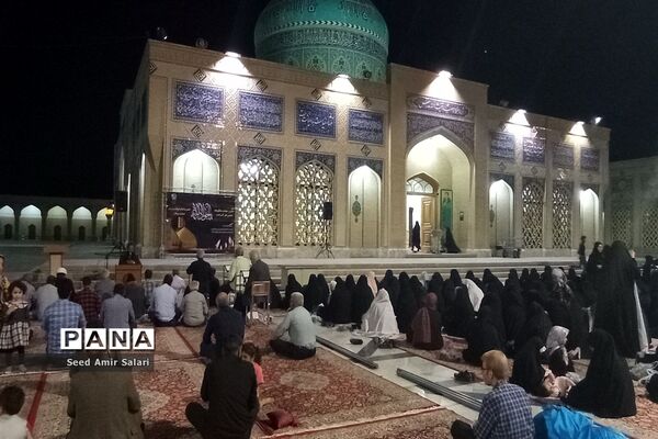 مراسم شهادت امام جواد(ع) در آرامگاه شهید‌مدرس کاشمر