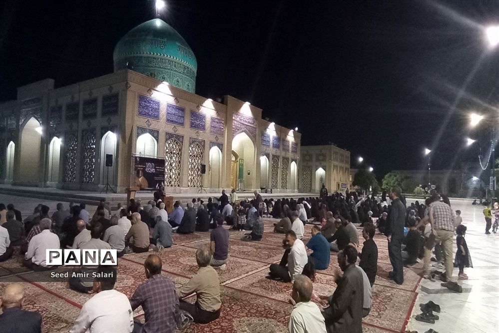 مراسم شهادت امام جواد(ع) در آرامگاه شهید‌مدرس کاشمر