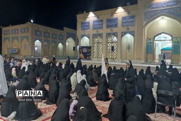 مراسم شهادت امام جواد(ع) در آرامگاه شهید‌مدرس کاشمر