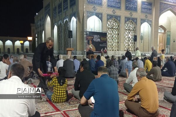 مراسم شهادت امام جواد(ع) در آرامگاه شهید‌مدرس کاشمر