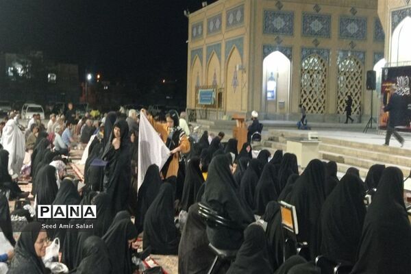 مراسم شهادت امام جواد(ع) در آرامگاه شهید‌مدرس کاشمر
