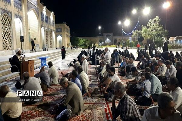 مراسم شهادت امام جواد(ع) در آرامگاه شهید‌مدرس کاشمر