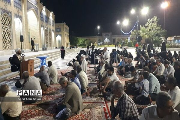 مراسم شهادت امام جواد(ع) در آرامگاه شهید‌مدرس کاشمر
