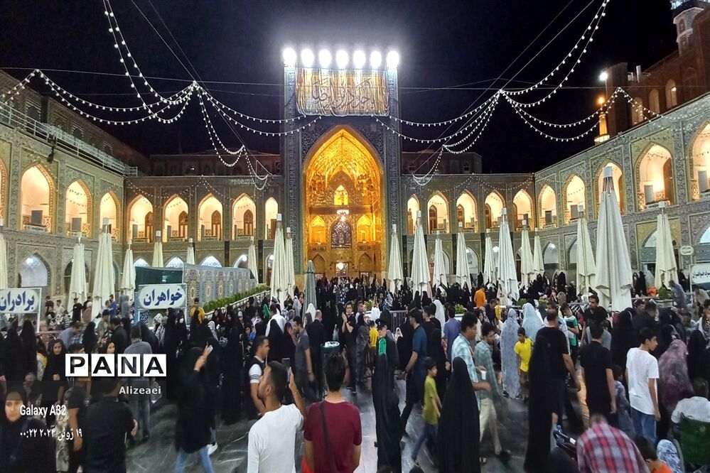 شهادت امام محمد تقی(ع) در حرم مطهر رضوی