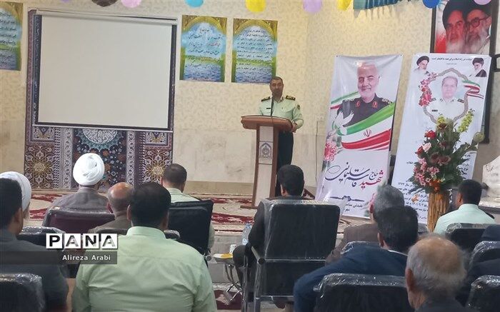 مراسم تکریم و معارفه فرمانده انتظامی کاشمر