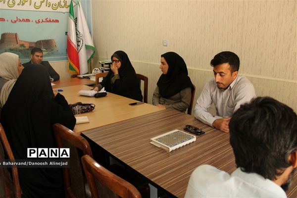 جلسه نشست اعضای مجلس دانش‌آموزی استان لرستان