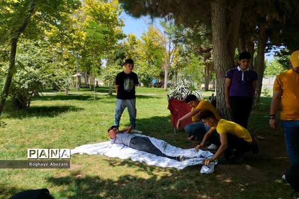 برگزاری کلاس‌های آموزشی هلال احمر در صفادشت