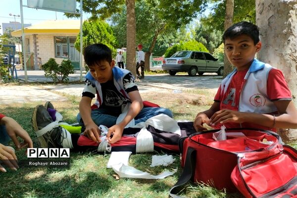 برگزاری کلاس‌های آموزشی هلال احمر در صفادشت
